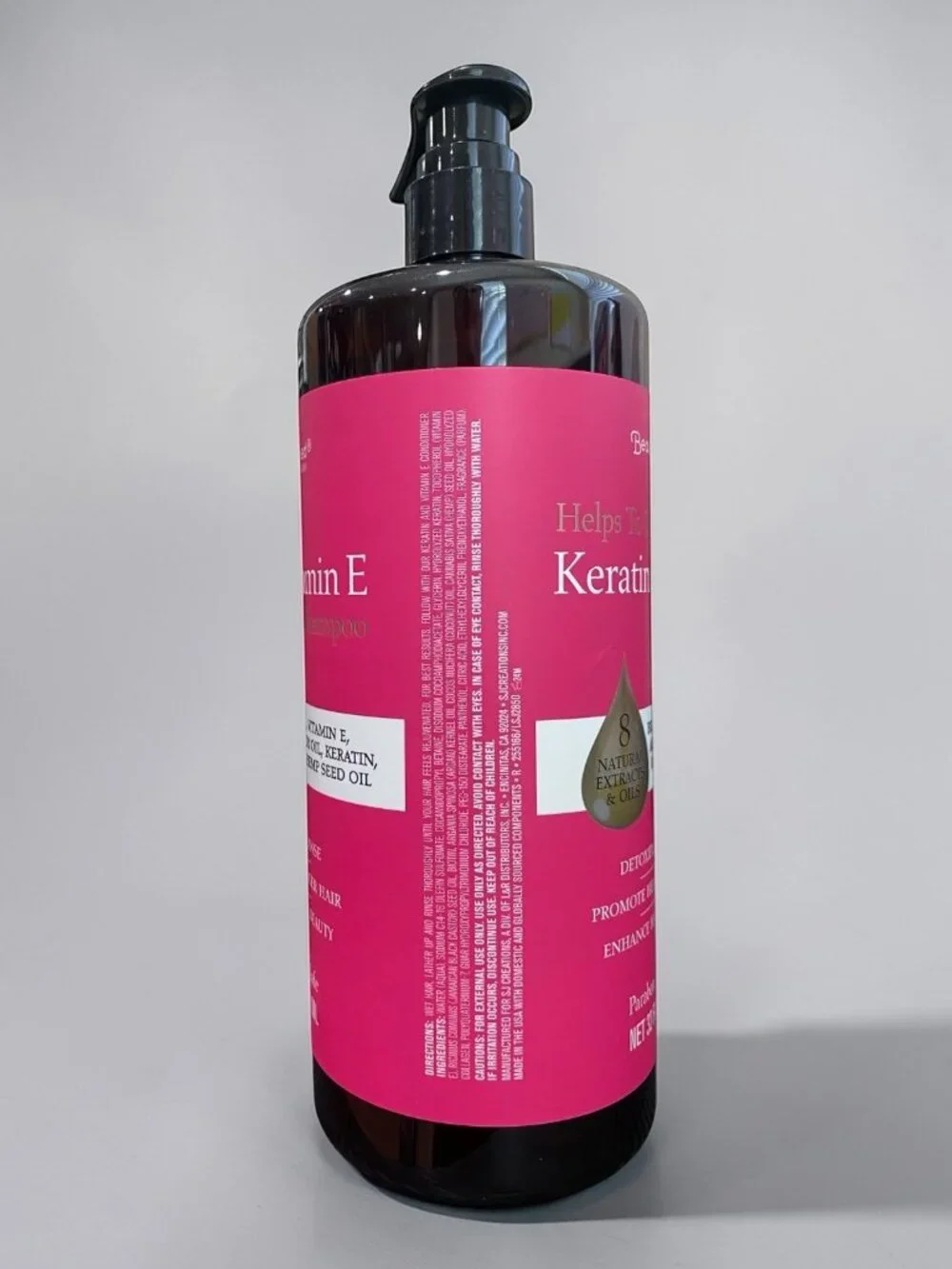 Beauty Untouched Keratin & Vitamin E 32oz Shampoo & Conditioner Set